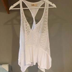 Hollister White Tank